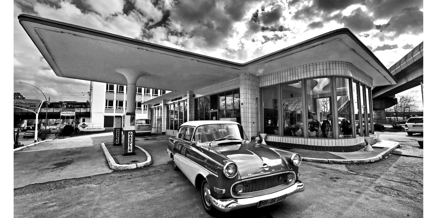 50er Jahre Tankstelle, © RONALD SAWATZKI 50er Jahre Tankstelle, © RONALD SAWATZKI