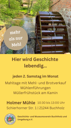 Hier wird Geschichte lebendig…, © Geschichts- und Museumsverein Buchholz u. Umgebung e.V. Hier wird Geschichte lebendig…, © Geschichts- und Museumsverein Buchholz u. Umgebung e.V.