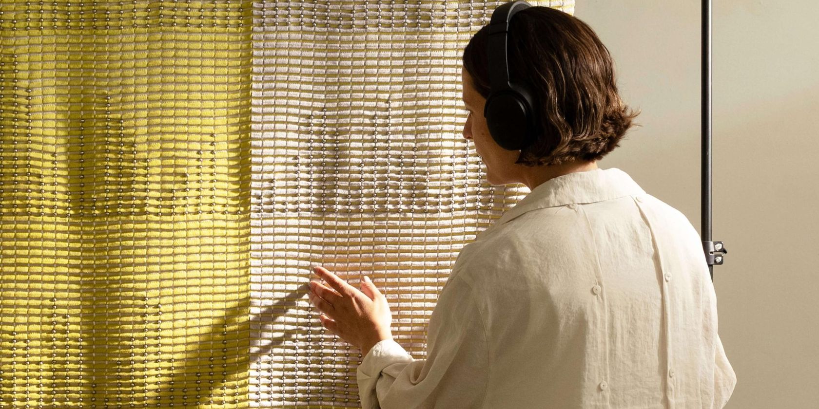 Projektfoto "Talking Textiles" von Nicole Schönherr, © Gaston de Giglio Projektfoto "Talking Textiles" von Nicole Schönherr, © Gaston de Giglio