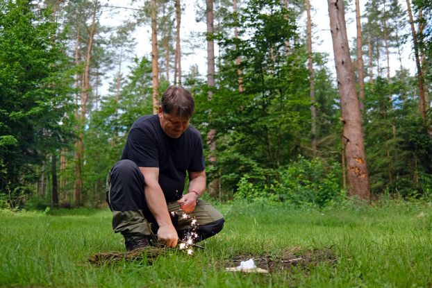 Bushcraft Wanderung mit Clwyd Owen, © Clwyd Owen Bushcraft Wanderung mit Clwyd Owen, © Clwyd Owen