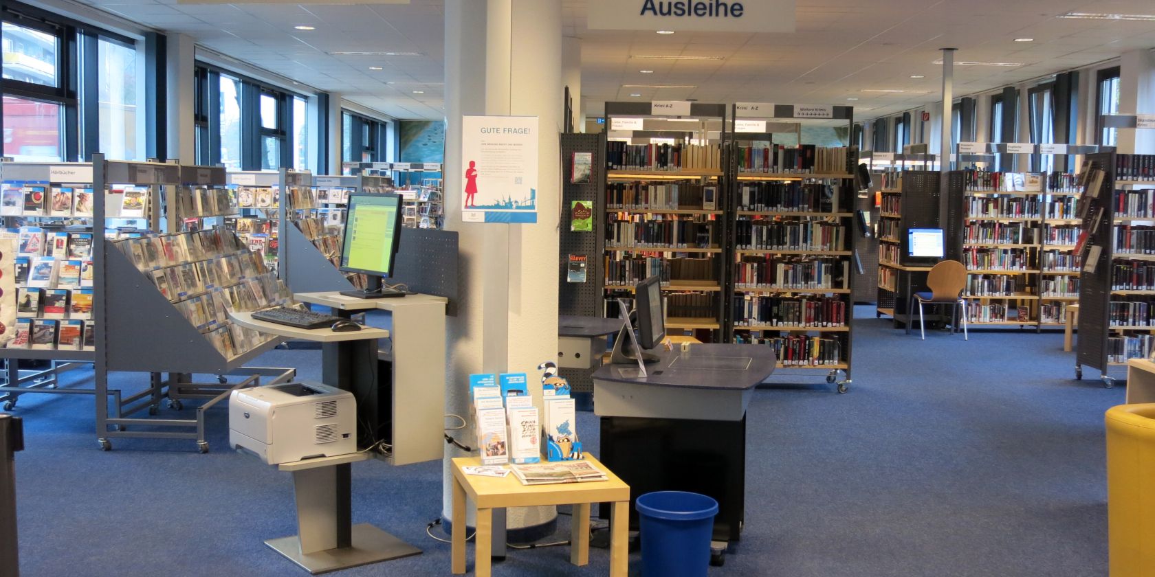 Die Bücherhalle Wandsbek, © Bücherhallen Hamburg Die Bücherhalle Wandsbek, © Bücherhallen Hamburg