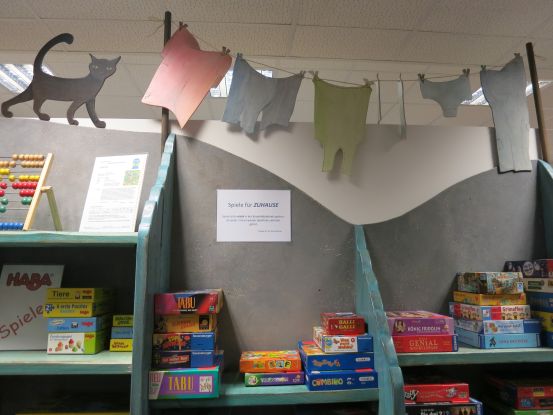 Spiele in der Bücherhalle Lokstedt, © Bücherhallen Hamburg Spiele in der Bücherhalle Lokstedt, © Bücherhallen Hamburg