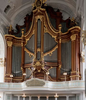 Große Orgel / Steinmeyer, © St. Michaelis Große Orgel / Steinmeyer, © St. Michaelis