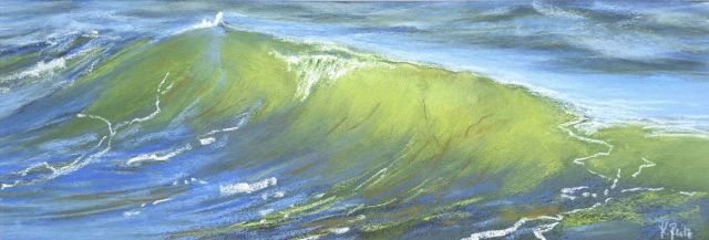 Kerstin Reitz, Wellenrauschen 2, Pastell auf Papier, 26 x 65 cm, © Kerstin Reitz Kerstin Reitz, Wellenrauschen 2, Pastell auf Papier, 26 x 65 cm, © Kerstin Reitz