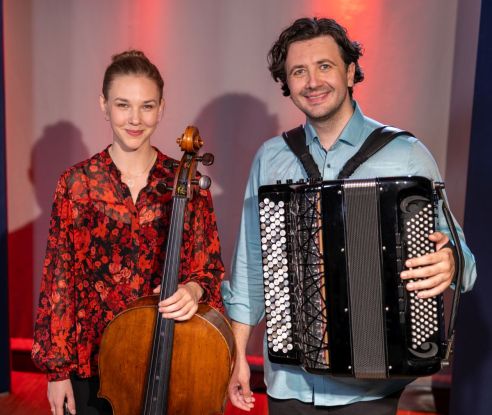 Valerie Fritz & Goran Stevanovich, © Foto: NDR Kultur Extra Valerie Fritz & Goran Stevanovich, © Foto: NDR Kultur Extra