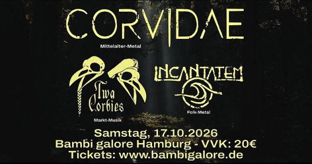 Corvidae, Incantatem, Twa Corbies, © Bambi Galore Corvidae, Incantatem, Twa Corbies, © Bambi Galore
