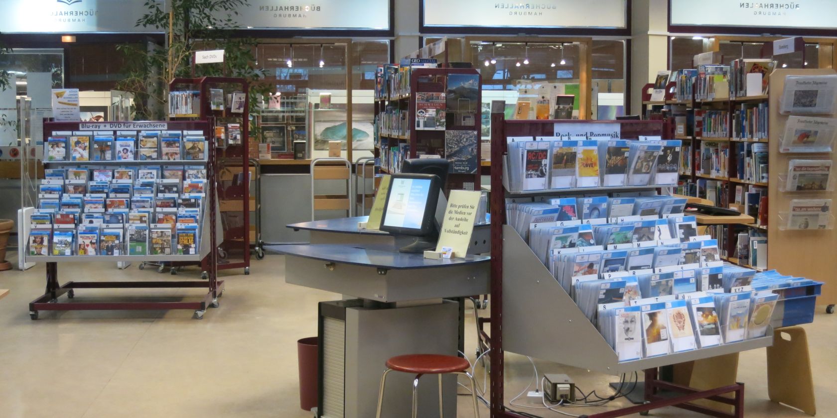 Bücherhalle Eimsbüttel, © Bücherhallen Hamburg Bücherhalle Eimsbüttel, © Bücherhallen Hamburg