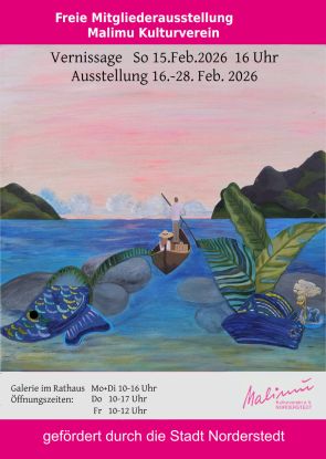 Malimu freie Mitgliederausstellung 2026, © Sigrun Hass Malimu freie Mitgliederausstellung 2026, © Sigrun Hass