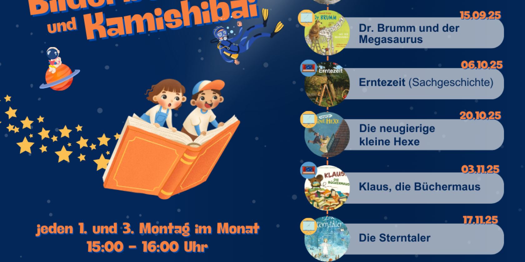 2025.03 Bilderbuchkino und Kamishibai (OPAC), © Stadtbibliothek Itzehoe 2025.03 Bilderbuchkino und Kamishibai (OPAC), © Stadtbibliothek Itzehoe