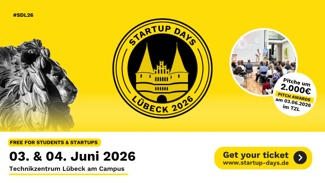 StartUp Days Lübeck 2026, © Technikzentrum Lübeck StartUp Days Lübeck 2026, © Technikzentrum Lübeck