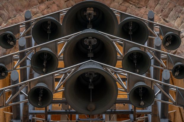 Carillon am Mahnmal St. Nikolai, © (c) Kerstin Bittner Carillon am Mahnmal St. Nikolai, © (c) Kerstin Bittner