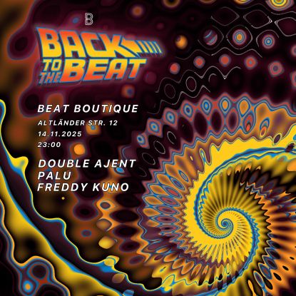 Flyer der Veranstaltung, © Beat Boutique Flyer der Veranstaltung, © Beat Boutique