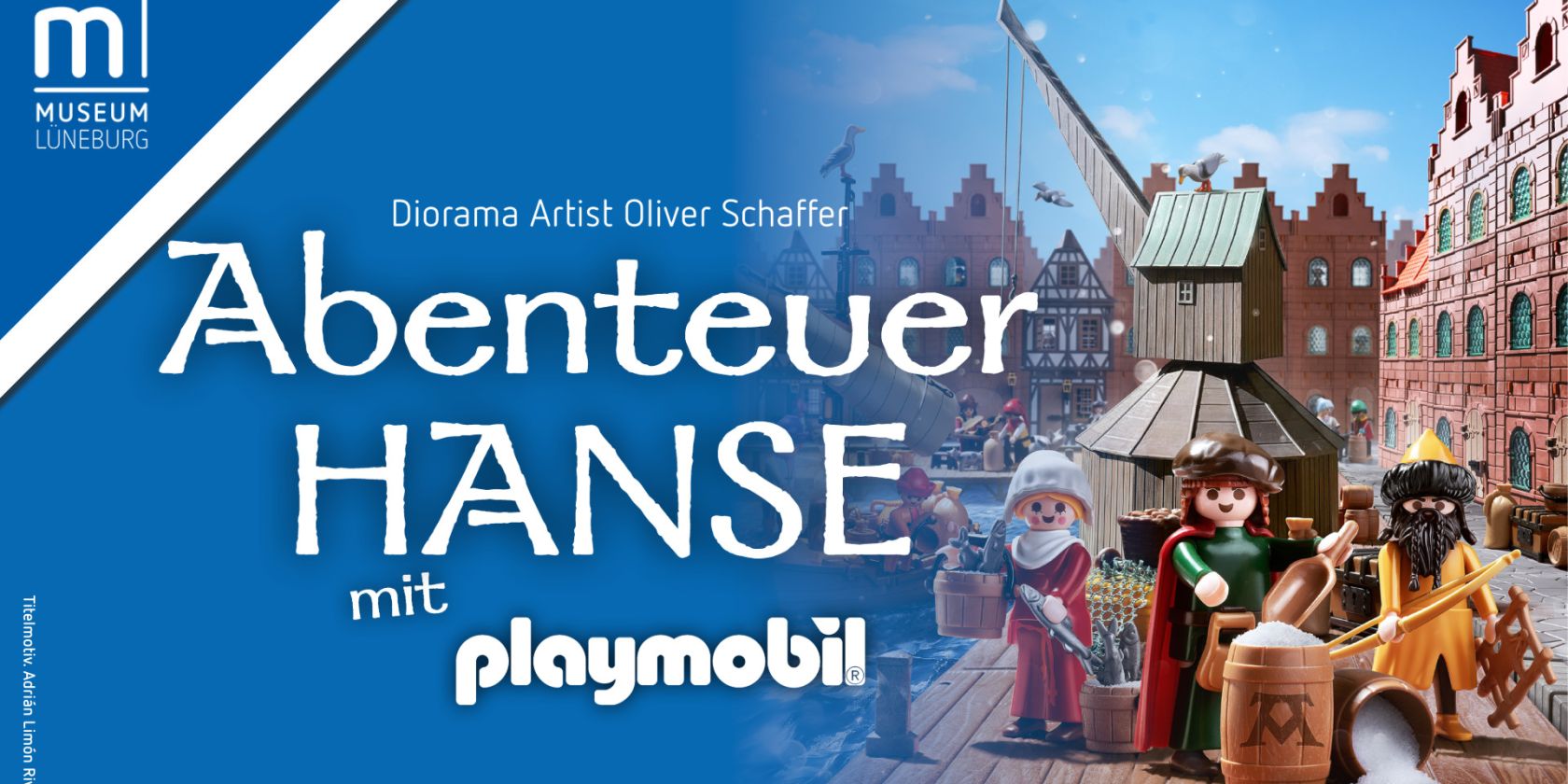 "Abenteuer Hanse mit PLAYMOBIL" – Familienausstellung von Diorama Artist Oliver Schaffer im Museum Lüneburg, © Adrián Limón Rivera / Museum Lüneburg "Abenteuer Hanse mit PLAYMOBIL" – Familienausstellung von Diorama Artist Oliver Schaffer im Museum Lüneburg, © Adrián Limón Rivera / Museum Lüneburg