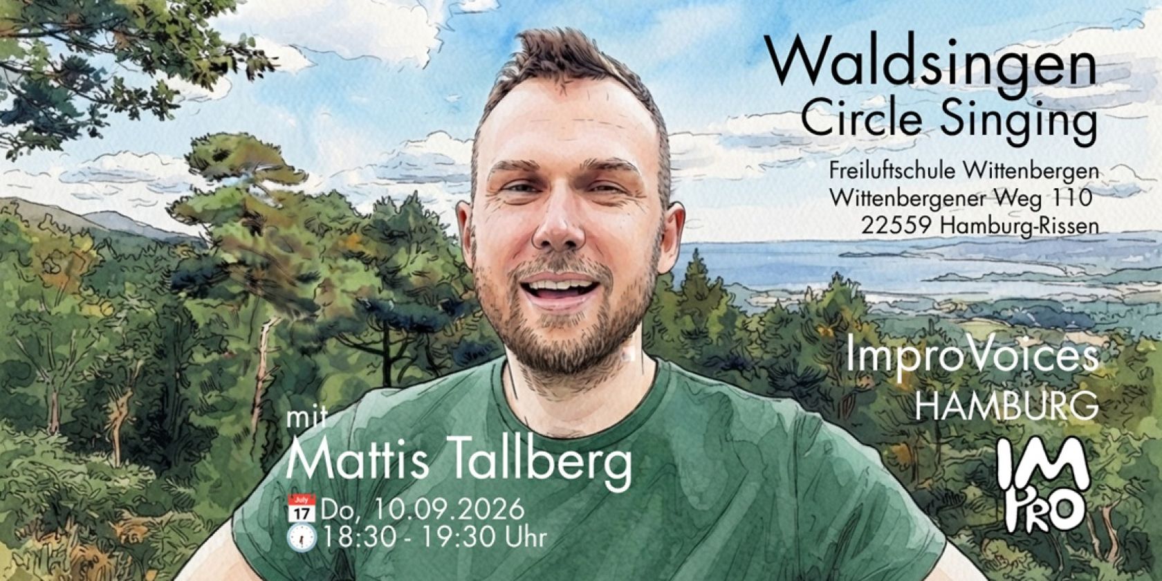 Waldsingen mit Mattis Tallberg, © Mattis Tallberg Waldsingen mit Mattis Tallberg, © Mattis Tallberg