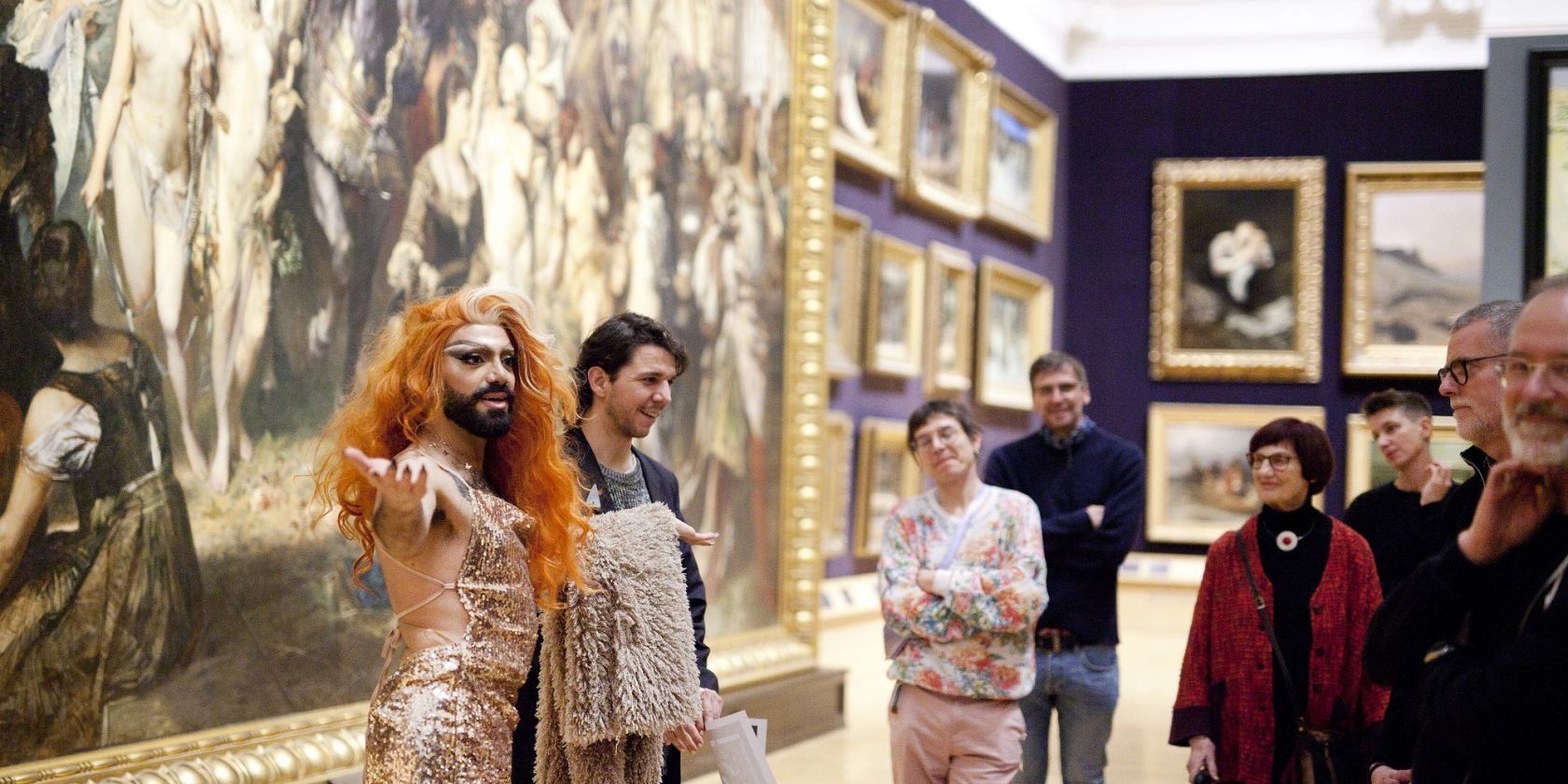 drag_fuhrung_lady_sasha_c_vera_drebusch_2024_20_0, © Hamburger Kunsthalle, Foto: Vera Drebusch drag_fuhrung_lady_sasha_c_vera_drebusch_2024_20_0, © Hamburger Kunsthalle, Foto: Vera Drebusch