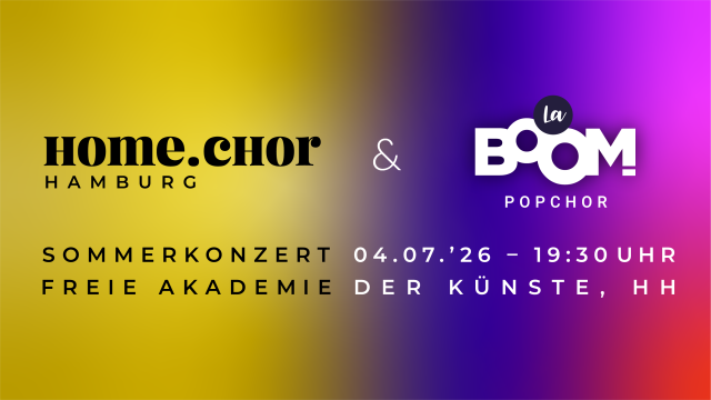 Sommer-Doppel-Chorkonzert HOME + LaBoom!, © Kilian Palis Hamburg Singing Society Sommer-Doppel-Chorkonzert HOME + LaBoom!, © Kilian Palis Hamburg Singing Society
