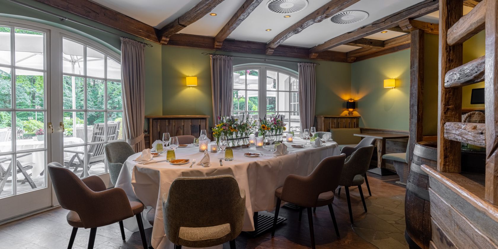 Restaurant Tannenhütte im Waldhaus Reinbek, © Waldhaus Reinbek Restaurant Tannenhütte im Waldhaus Reinbek, © Waldhaus Reinbek