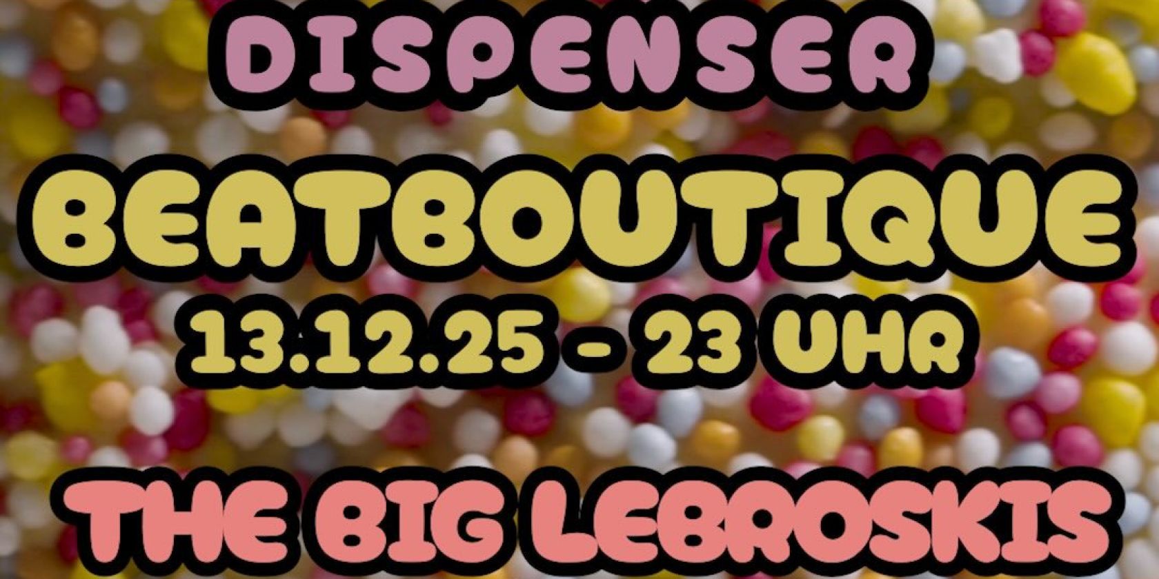 Flyer der Veranstaltung, © Beat Boutique Flyer der Veranstaltung, © Beat Boutique