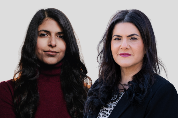 (v.l.n.r.) Daniela Sepehri, Mariam Claren, © Nassim Rad | HÁWAR.help; Maximilian Wagner (v.l.n.r.) Daniela Sepehri, Mariam Claren, © Nassim Rad | HÁWAR.help; Maximilian Wagner