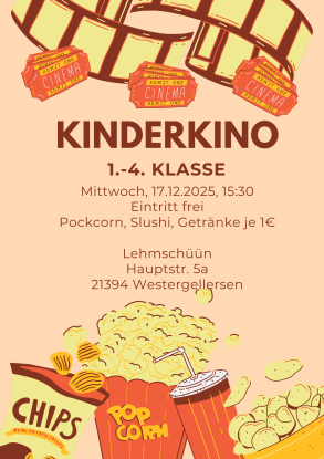 Kino Flyer, © ehemaligen und Förderverein Westergellersen Kino Flyer, © ehemaligen und Förderverein Westergellersen