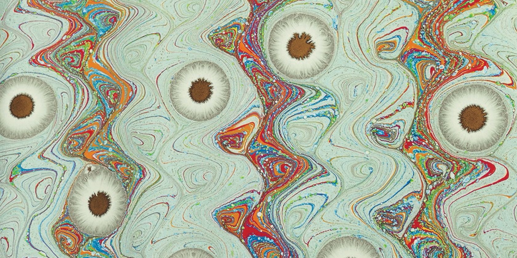 Handmarmorpapier von Dirk Lange, BDK 2024, Foto privat (2), © BDK / privat Handmarmorpapier von Dirk Lange, BDK 2024, Foto privat (2), © BDK / privat