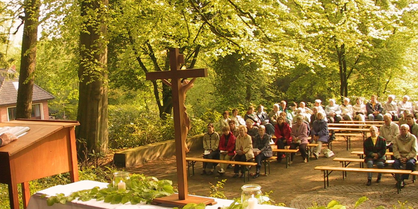 Pfingstgottesdienst im Kurpark-Treff Wingst, © R. Karsten Pfingstgottesdienst im Kurpark-Treff Wingst, © R. Karsten