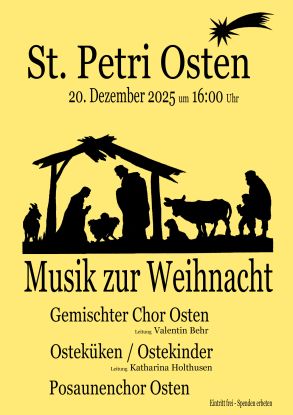 Musik zur Weihnacht, © Gemischter Chor Osten e.V. Musik zur Weihnacht, © Gemischter Chor Osten e.V.