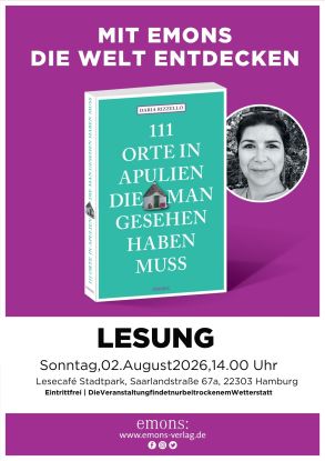 Lesung Lesecafé, © Emons Verlag Lesung Lesecafé, © Emons Verlag