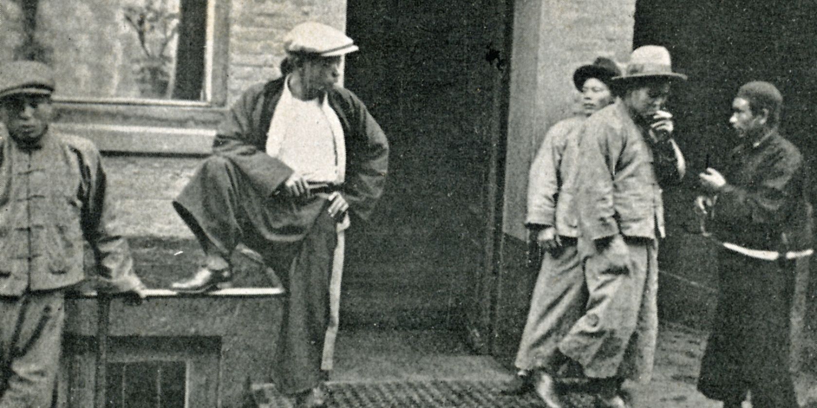 Chinesische Migranten in der Schmuckstraße um 1930, © St. Pauli-Archiv Chinesische Migranten in der Schmuckstraße um 1930, © St. Pauli-Archiv