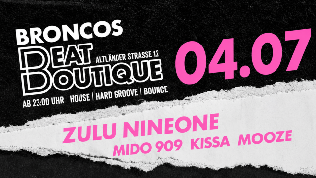 Flyer der Veranstaltung, © Beat Boutique Flyer der Veranstaltung, © Beat Boutique
