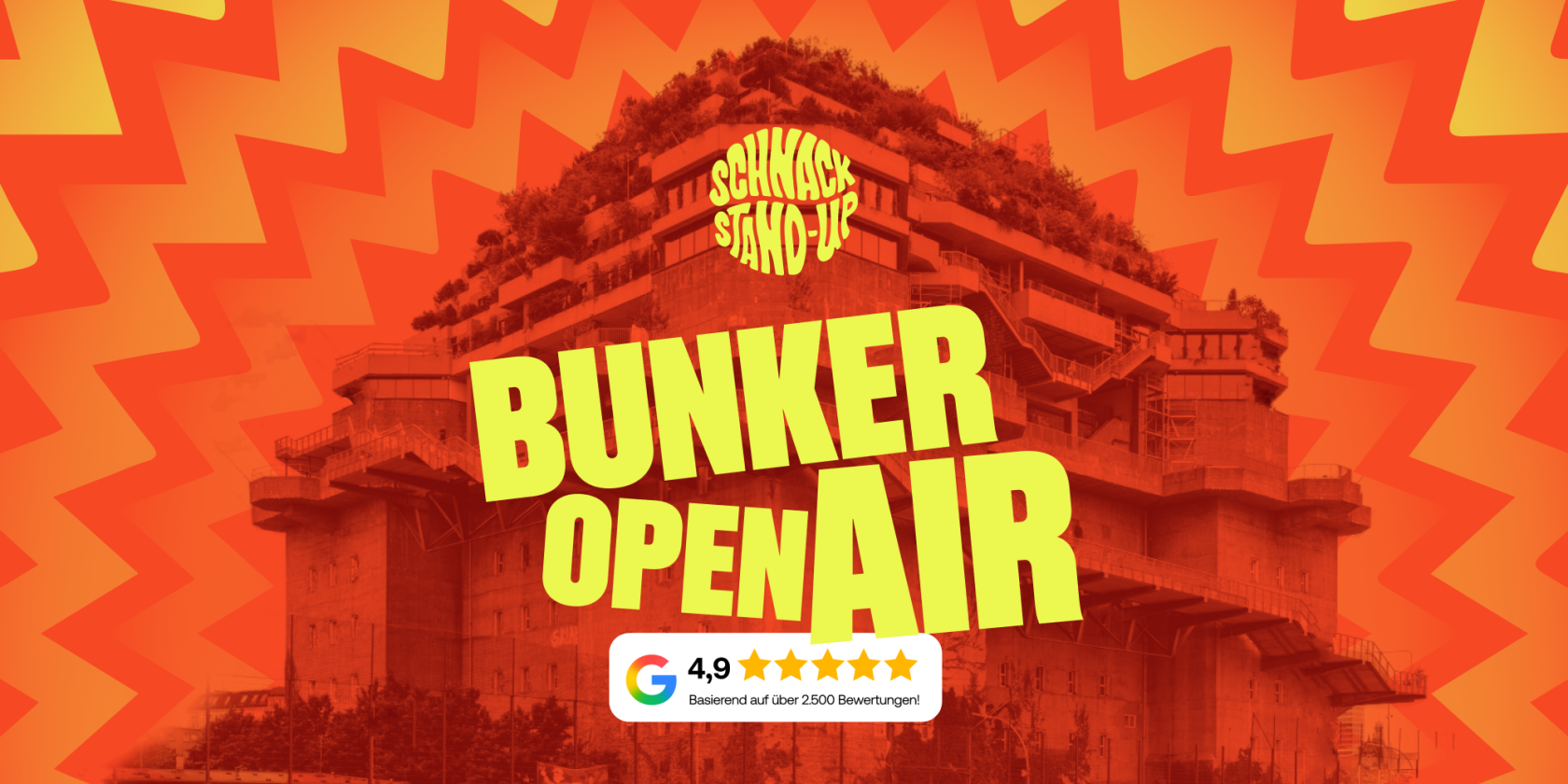 SCHNACK Stand-Up Bunker Open Air, © SCHNACK Stand-Up GmbH SCHNACK Stand-Up Bunker Open Air, © SCHNACK Stand-Up GmbH