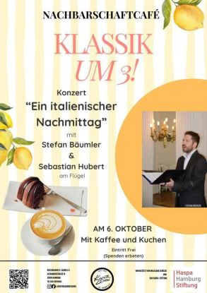 Klassik für Senioren in Hamburg im Kulturladen St.Georg, © Stephan Bäumler Klassik für Senioren in Hamburg im Kulturladen St.Georg, © Stephan Bäumler