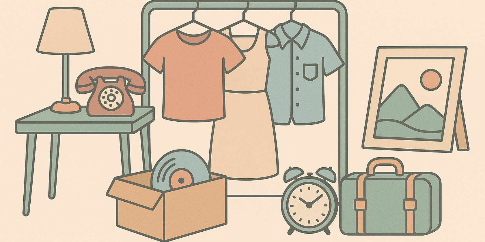 Flohmarkt im Pastellfarben-Stil, © Hamburg Tourismus GmbH Flohmarkt im Pastellfarben-Stil, © Hamburg Tourismus GmbH