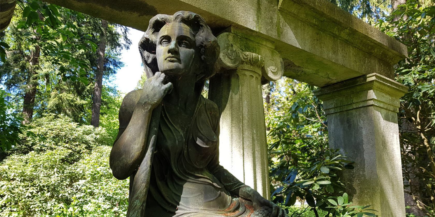 Fahrradtour über den Ohlsdorfer Friedhof, © Förderkreis Ohlsdorfer Friedhof Fahrradtour über den Ohlsdorfer Friedhof, © Förderkreis Ohlsdorfer Friedhof