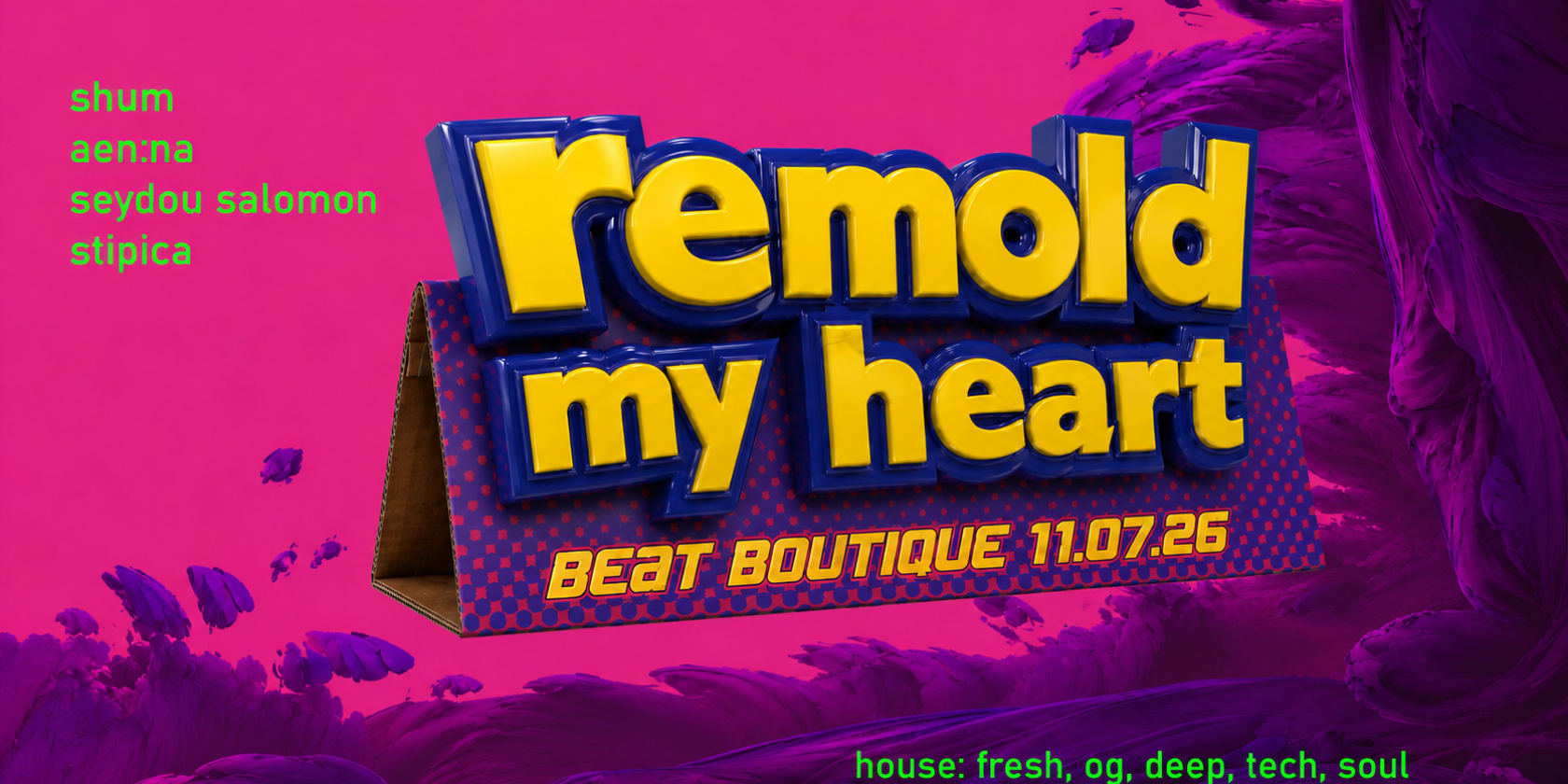 Flyer der Veranstaltung, © Beat Boutique Flyer der Veranstaltung, © Beat Boutique