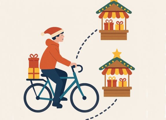 Adventsbasar-Hopping, © KI / Waltraut Schulz Adventsbasar-Hopping, © KI / Waltraut Schulz