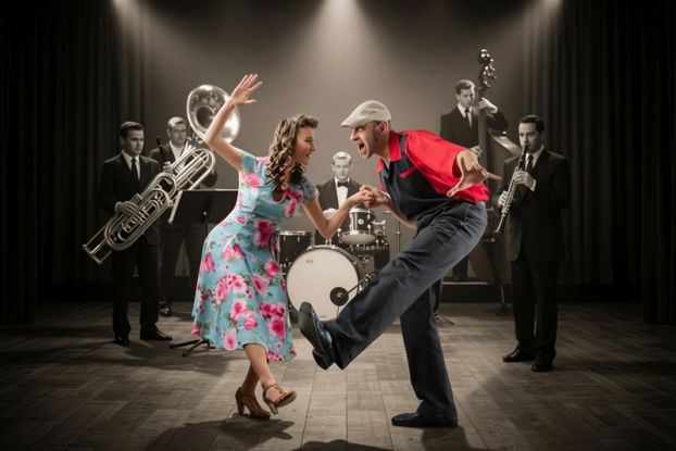 Swing im Saal mit Livemusik, © frei Swing im Saal mit Livemusik, © frei
