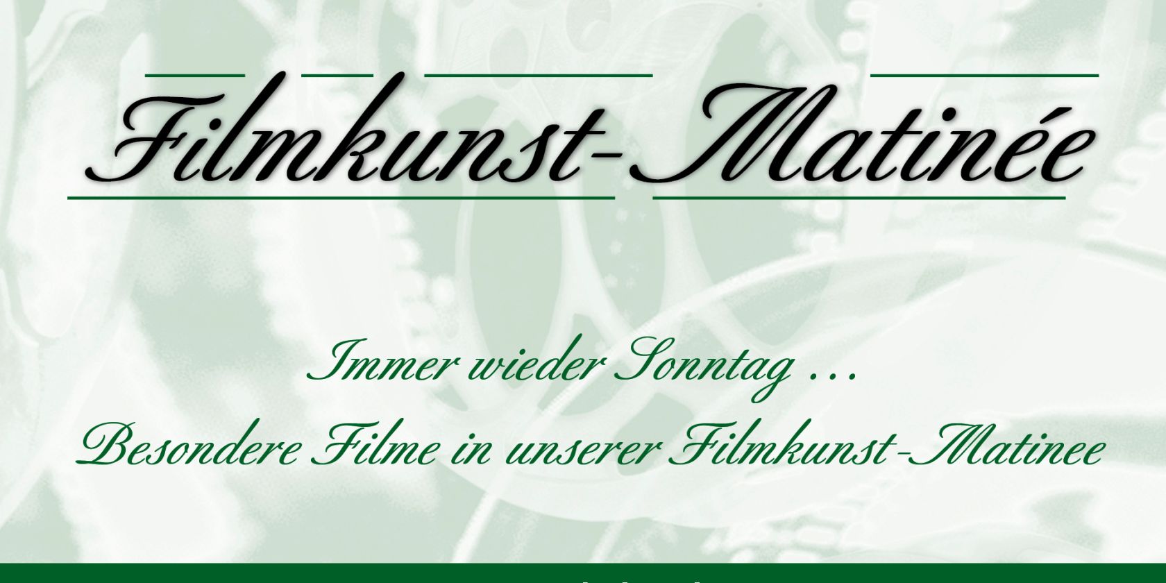 Filmkunstmatinee, © Carsten Reck Filmkunstmatinee, © Carsten Reck