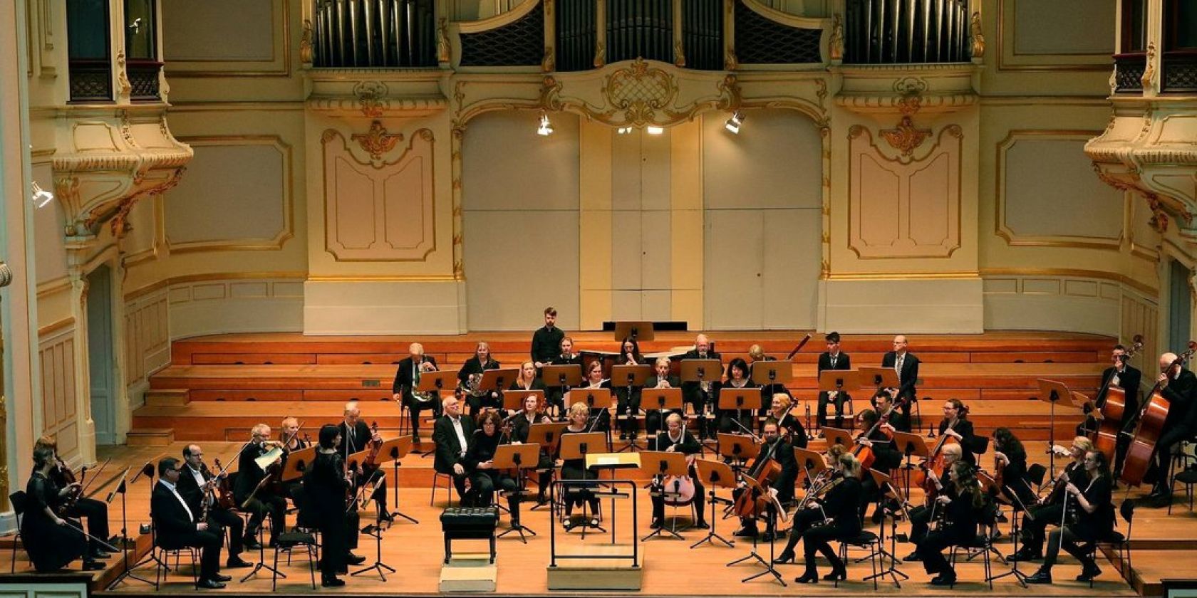 Hamburger Orchestergemeinschaft / Carlotta Nordmann / Wolf Tobias Maximilian Müller, © Markus Sachs Hamburger Orchestergemeinschaft / Carlotta Nordmann / Wolf Tobias Maximilian Müller, © Markus Sachs