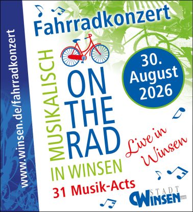 Fahrradkonzert "On the Rad", © Stadt Winsen (Luhe) Fahrradkonzert "On the Rad", © Stadt Winsen (Luhe)