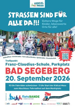 Advertising poster, © Nikita Glage und kinderaufsrad.org Advertising poster, © Nikita Glage und kinderaufsrad.org
