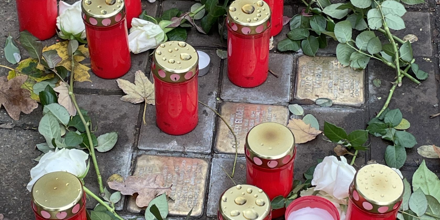 Stolpersteine Anscharhöhe, © Gisela Thobaben Stolpersteine Anscharhöhe, © Gisela Thobaben