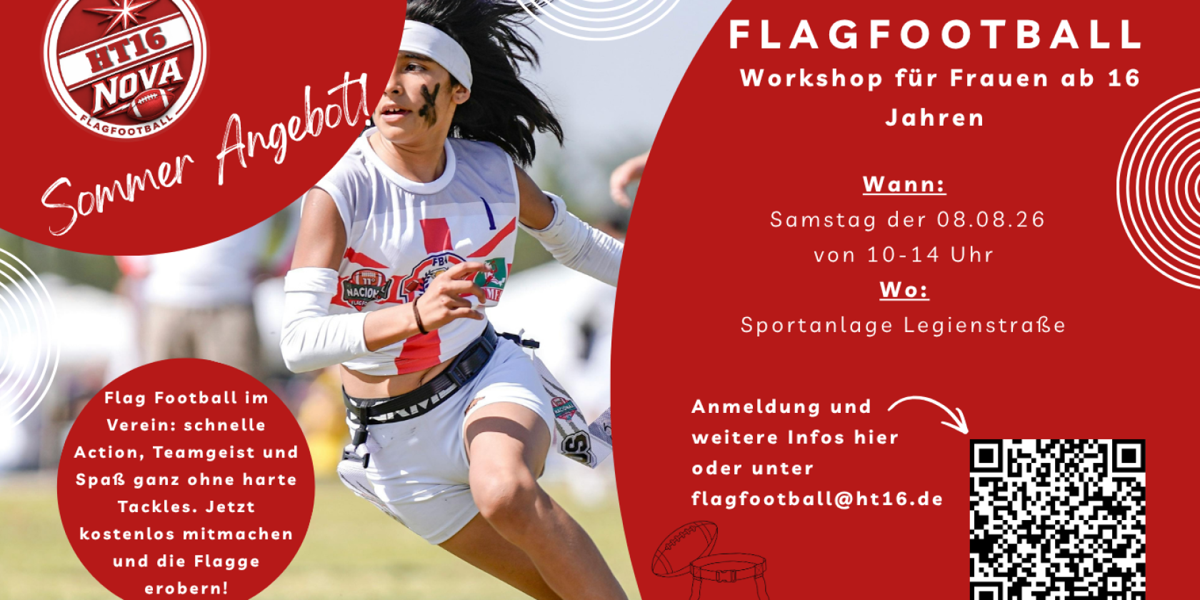Frauen-Workshop-FlagFootball, © Flag Frauen-Workshop-FlagFootball, © Flag