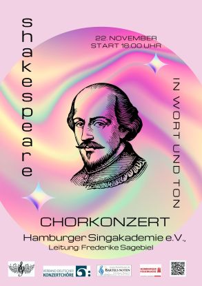 Shakespeare in Wort und Ton, © Hubertus Hochhard Hamburg Singing Society Shakespeare in Wort und Ton, © Hubertus Hochhard Hamburg Singing Society