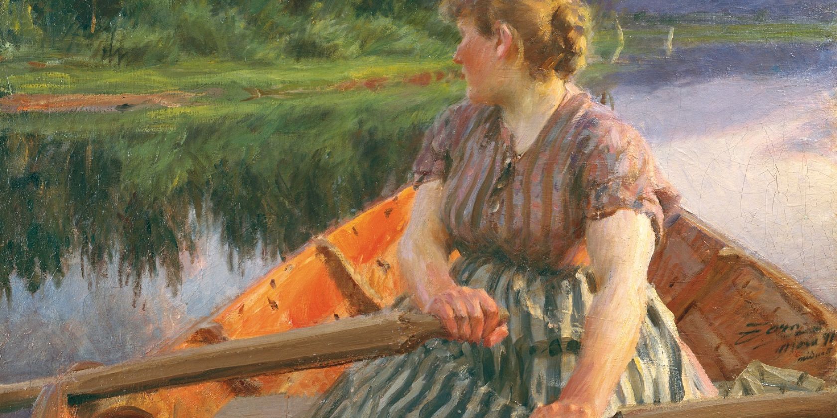 , © Anders Zorn (1860–1920) Mitternacht, 1891 Öl auf Leinwand, 69 x 103 cm Zornmuseet, Mora Zornmuseet, Mora , © Anders Zorn (1860–1920) Mitternacht, 1891 Öl auf Leinwand, 69 x 103 cm Zornmuseet, Mora Zornmuseet, Mora