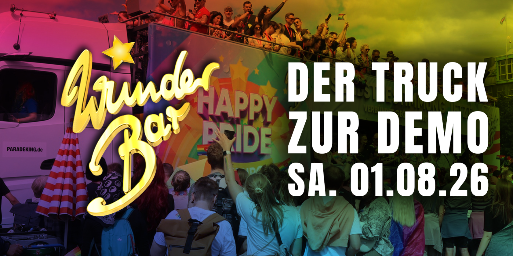 csd-truck-wunderbar, © WunderBar Hamburg csd-truck-wunderbar, © WunderBar Hamburg