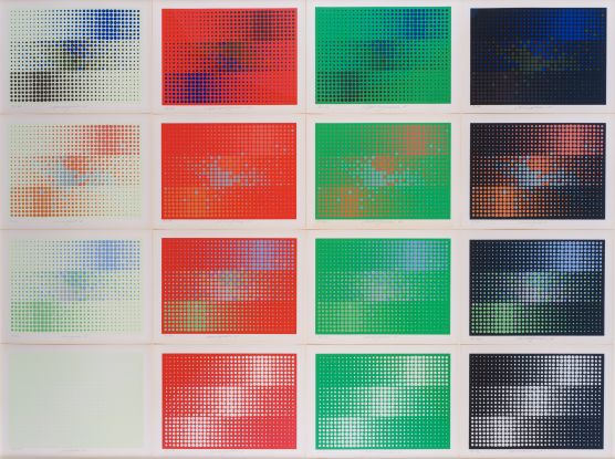 Almir Mavignier: permutation horizontal, 1961, sammlung mavignier, © © atelier mavignier Almir Mavignier: permutation horizontal, 1961, sammlung mavignier, © © atelier mavignier