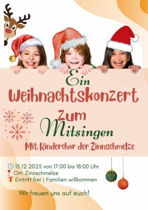 Ein Weihnachtskonzert zum Mitsingen, © Zinnschmelze, Canva Ein Weihnachtskonzert zum Mitsingen, © Zinnschmelze, Canva