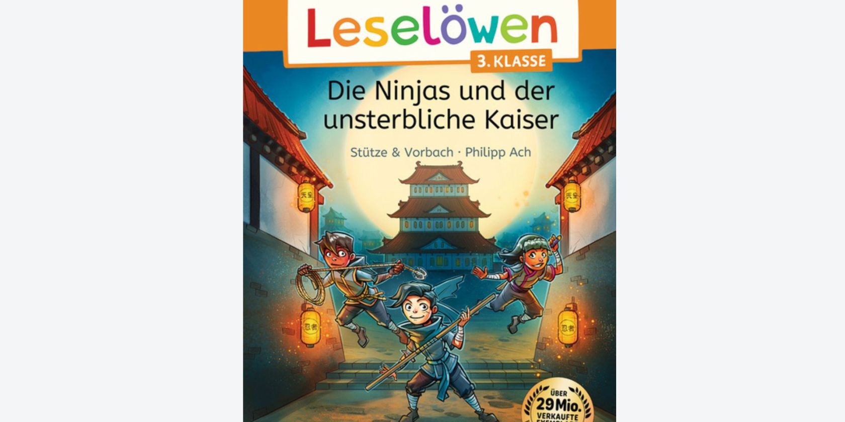 Für Grundschulen: "Die Ninjas und der unsterbliche Kaiser"- Lesung von Stütze & Vorbach (Kopie), © Loewe Verlag Für Grundschulen: "Die Ninjas und der unsterbliche Kaiser"- Lesung von Stütze & Vorbach (Kopie), © Loewe Verlag