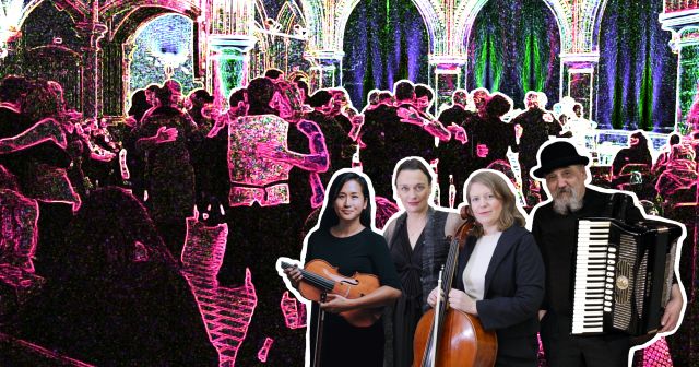 Neonfarbenes Tanz- und Musikensemble, © BRump Neonfarbenes Tanz- und Musikensemble, © BRump